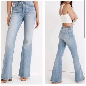 Madewell the perfect vintage flare Jean 33 light wash